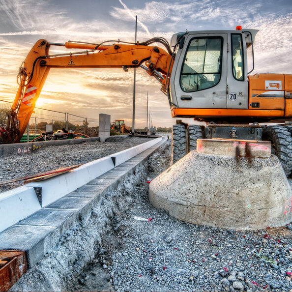 Motivbild Straßenbau / Tiefbau [Foto: ©INGO HOFFMANN - stock.adobe.com]