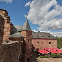 Das Burgrestaurant auf Burg Nideggen