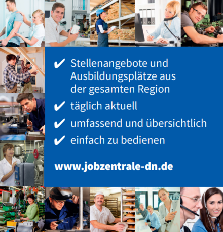 Deckblatt flyer JobZENTRALE