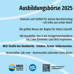Flyer zur AUSBILDUNGSBÖRSE 2025