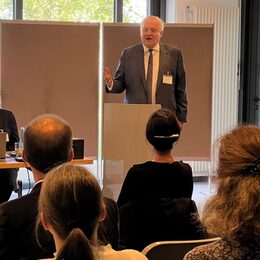 Landrat Wolfgang Spelthahn sprach über den Energiekreis Düren und die Pläne zur Wasserstoff-Modellregion.
