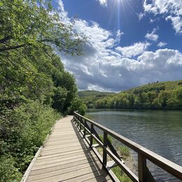 Weg am See in Heimbach