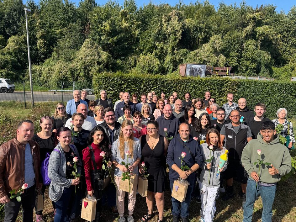 Gruppenbild mit Azubis