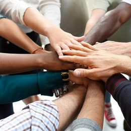 Startup Business People Teamwork Cooperation Hands Together