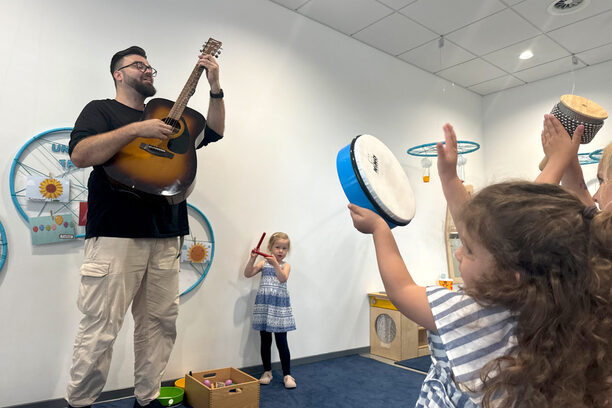 Musiker in der Kita