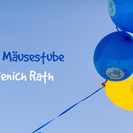 Luftballons der Kreismäuse zur Einweihung