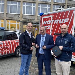 Gruppenbild bei der Übergabe